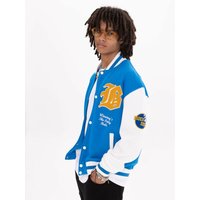 Collegejacke 08 Jacket Wolle Jacke Baseball Jacke Unisex m Schwarz - Ossy Homer von OSSY HOMER