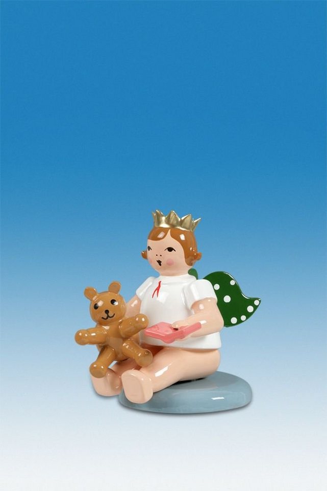 Engelfigur Holzfigur Engel mit Teddy sitzend ohne Krone Höhe 6cm NEU Engelfigur Holzfigur Engel mit Teddy sitzend ohne Krone Höhe 6cm NEU von OTTO