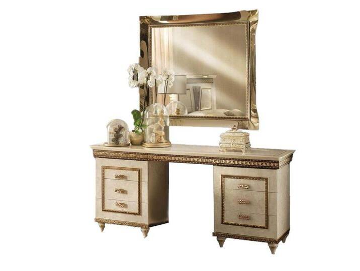 JVmoebel Schminktisch Spiegel Komplett Kommode Schlafzimmer 2-teilig Konsole modern, Made in Europa, beige JVmoebel Schminktisch Spiegel Komplett Kommode Schlafzimmer 2-teilig Konsole modern, Made in Europa, beige von OTTO