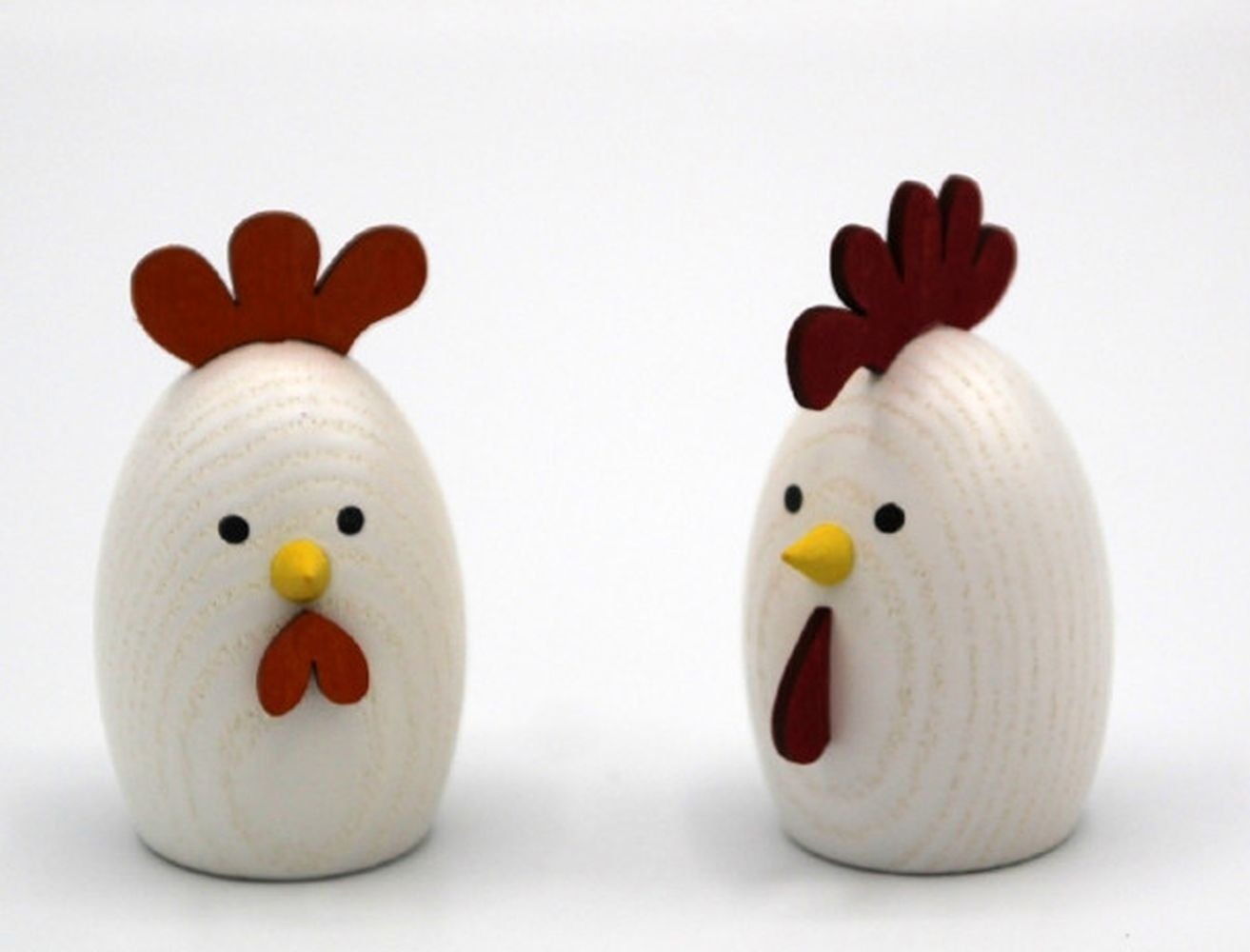 Kerzenständer Osterdekoration Huhn & Hahn bunt BxHxT 3,5x6x4cm NEU von OTTO