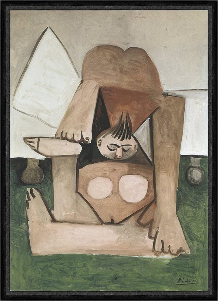 Kunstdruck Akt auf dem Diwan Pablo Picasso Nackt Erotik Teppich Faks_Werbung 1377, (1 St) von OTTO