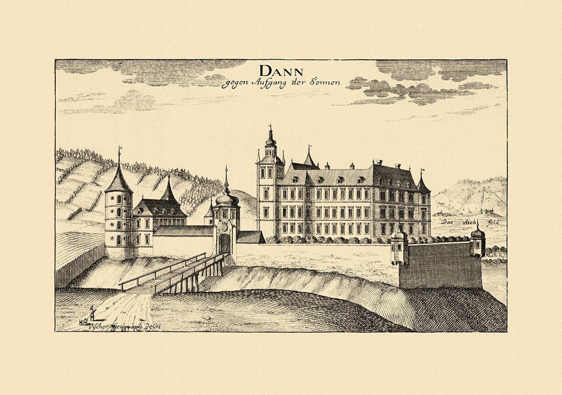 Kunstdruck Than bei Judenburg Dann Schloss Vischer Österreich Burgen und Schlösse, (1 St) von OTTO