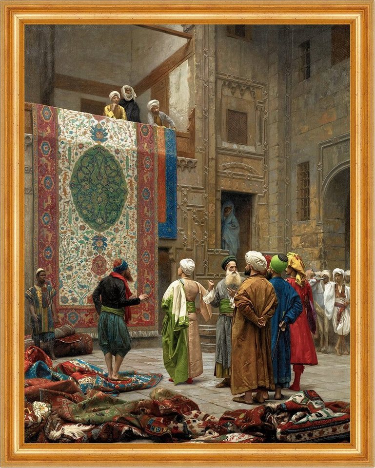 Kunstdruck The Carpet Merchant Jean-Leon Gerome Teppiche Orient Turban Händler B, (1 St) von OTTO