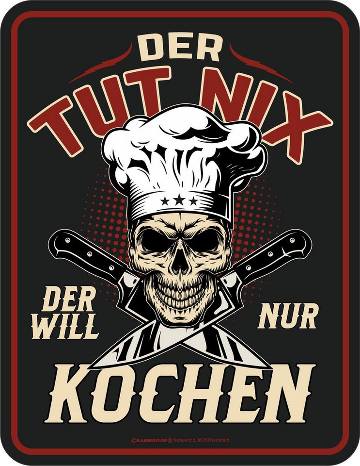 Metallschild Kochen - Fun-Schilder - tut nix Metallschild Kochen - Fun-Schilder - tut nix von OTTO
