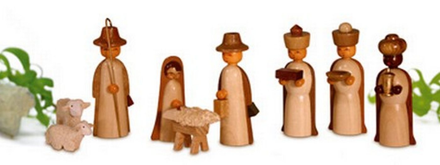Weihnachtsfigur Miniaturfiguren Christi Geburt natur HxBxT 6x2,5x1,5cm NEU von OTTO