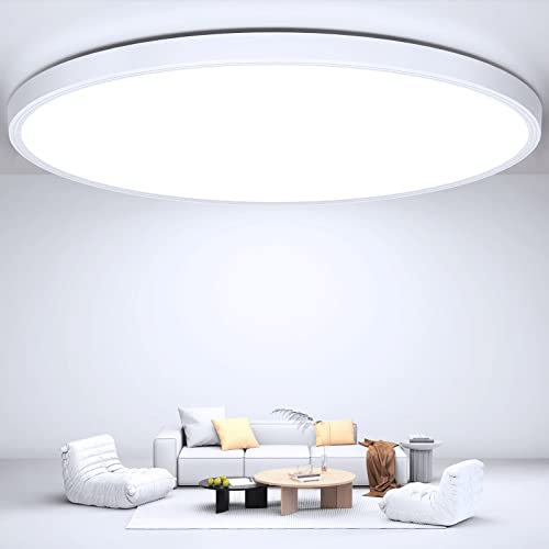 Led Deckenleuchte Flach Rund Led Deckenlampe - Ø30CM 24W 6500K 2400LM Kaltweiß IP44 Modern Küchenlampe Badlampe Led Lampe Decke für Wohnzimmer Küche Schlafzimmer Badezimmer Kinderzimmer Flur Keller Led Deckenleuchte Flach Rund Led Deckenlampe - Ø30CM 24W 6500K 2400LM Kaltweiß IP44 Modern Küchenlampe Badlampe Led Lampe Decke für Wohnzimmer Küche Schlafzimmer Badezimmer Kinderzimmer Flur Keller von OUILA