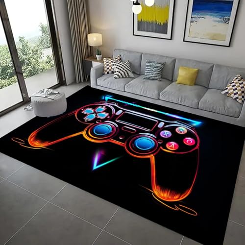 OUZUIU 3D rutschfest Teppich 120x190cm Kinder-Gaming weich atmungsaktiv Schlafzimmer Kurze Flusen Waschbar Teppiche für Jungen Schlafzimmer Wohnzimmer Vordertürmatte innen OUZUIU 3D rutschfest Teppich 120x190cm Kinder-Gaming weich atmungsaktiv Schlafzimmer Kurze Flusen Waschbar Teppiche für Jungen Schlafzimmer Wohnzimmer Vordertürmatte innen von OUZUIU