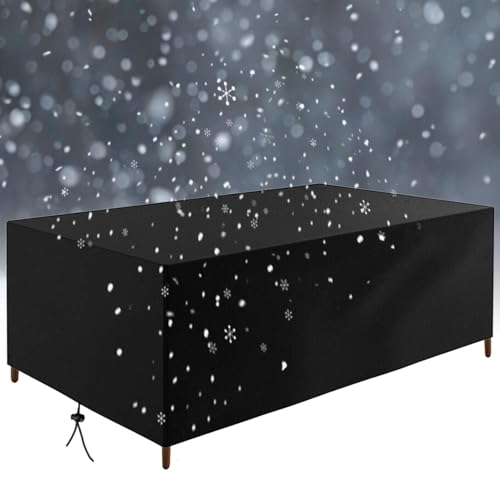 OUZUIU Winter Gartenmöbel Abdeckung Wasserdicht Anti-UV Regenfest Schutz Vor Kälte 120x80x60cm/LxWxH 420d Oxford Gewebe Abdeckplane Abdeckhaube Gartentisch Rechteck Schwarz OUZUIU Winter Gartenmöbel Abdeckung Wasserdicht Anti-UV Regenfest Schutz Vor Kälte 120x80x60cm/LxWxH 420d Oxford Gewebe Abdeckplane Abdeckhaube Gartentisch Rechteck Schwarz von OUZUIU
