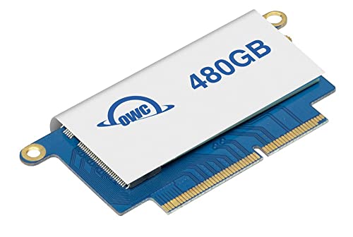 OWC Aura Pro NT Hochleistungs-NVMe-SSD-Upgrade-Kit, kompatibel mit 2016–2017 13-Zoll-MacBook Pro ohne Touch-Leiste (SSD Upgrade Kit mit Werkzeug, 480GB) von OWC
