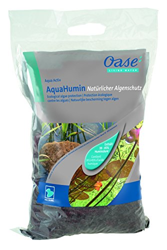 OASE 53759 AquaActiv AquaHumin Teichtorf Spezial-Torf für Gartenteich 10 l - natürlicher Algenschutz Wasserenthärter mit hohem Gehalt an Huminstoffen für Teich Fischteich Koiteich von Oase