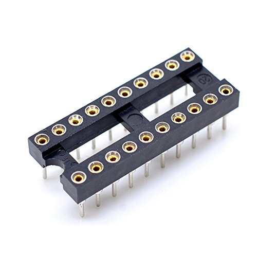 Oiyagai 20 Stück 2,54 mm Teilung 20 Stifte Rundlochlöten DIP-IC-Sockeladapter von Oiyagai