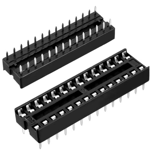 Oiyagai 30 Stück 2,54 mm DIP 28 Pin IC Sockel Lötadapter von Oiyagai