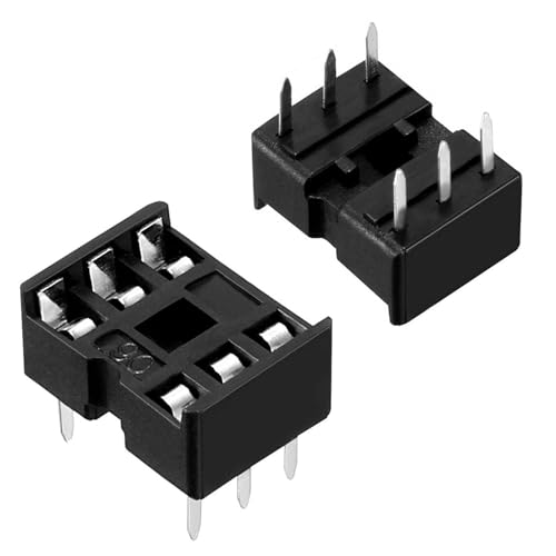 Oiyagai 30 Stück 2,54 mm DIP 6 Pin IC Sockel Lötadapter von Oiyagai