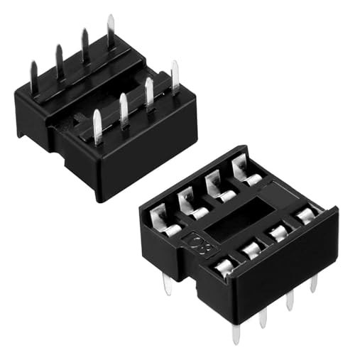 30 Stück 2,54 mm DIP 8 Pin IC Sockel Lötadapter von Oiyagai