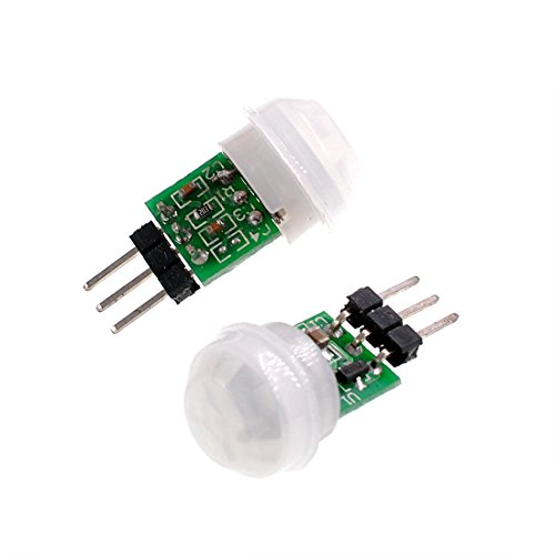 Oiyagai SR301 AM312 Pyroelektrisches Mini-PIR-Sensor-Modul, manuelle Bewegung, Infrarot-Detektor, 2 Stück von Oiyagai