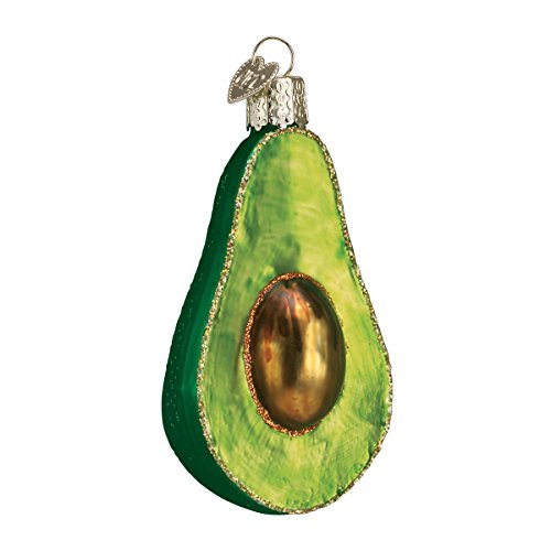 Old World Christmas Avocado Guacamole Glas geblasene Ornamente für Weihnachtsbaum von Old World Christmas