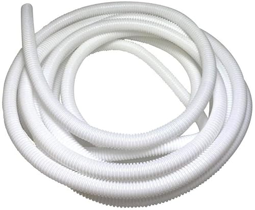 Weiß Rohrkabel Teil Kunststoff Flexibel Kabel ordentlich Lösung Tube Kanalsystem 10mm breit und 5m lange von On1shelf