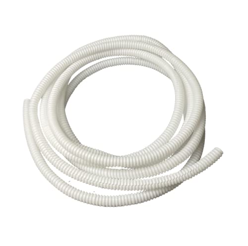 Weiß Rohrkabel Teil Kunststoff Flexibel Kabel ordentlich Lösung Tube Kanalsystem 6mm breit und 3m lange von On1shelf