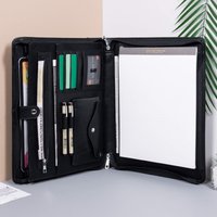 Personalisiertes Portfolio Aus Veganem Leder, Büro-Notizblockhalter Im A4-Format Mit Griff, Organizer-Ordner Briefformat, Firmengeschenk, Geschenke von OneManOneBag