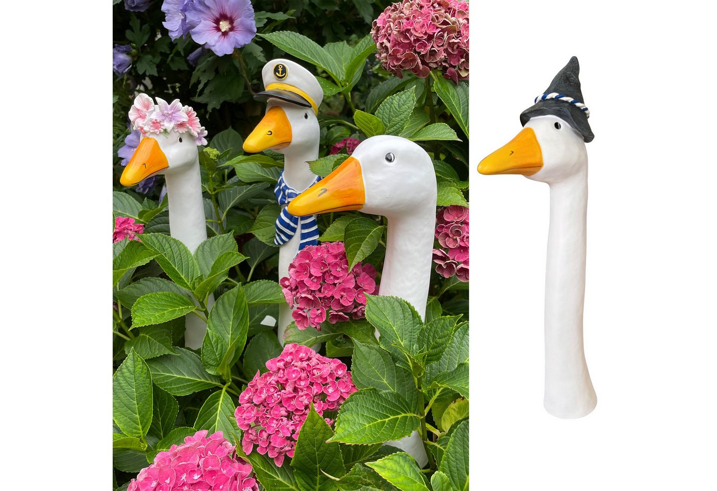 Online-Fuchs Gartenfigur Gänsehals Gartenstecker Gans - lustige Deko Gartenfiguren, Beetstecker, Gänsekopf für außen, 35 bis 38 cm groß Online-Fuchs Gartenfigur Gänsehals Gartenstecker Gans - lustige Deko Gartenfiguren, Beetstecker, Gänsekopf für außen, 35 bis 38 cm groß von Online-Fuchs