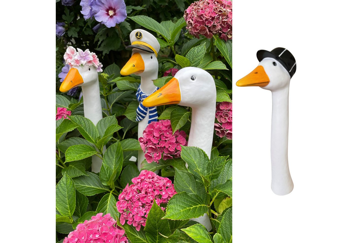 Online-Fuchs Gartenfigur Gänsehals Gartenstecker Gans - lustige Deko Gartenfiguren, Beetstecker, Gänsekopf für außen, 35 bis 38 cm groß Online-Fuchs Gartenfigur Gänsehals Gartenstecker Gans - lustige Deko Gartenfiguren, Beetstecker, Gänsekopf für außen, 35 bis 38 cm groß von Online-Fuchs