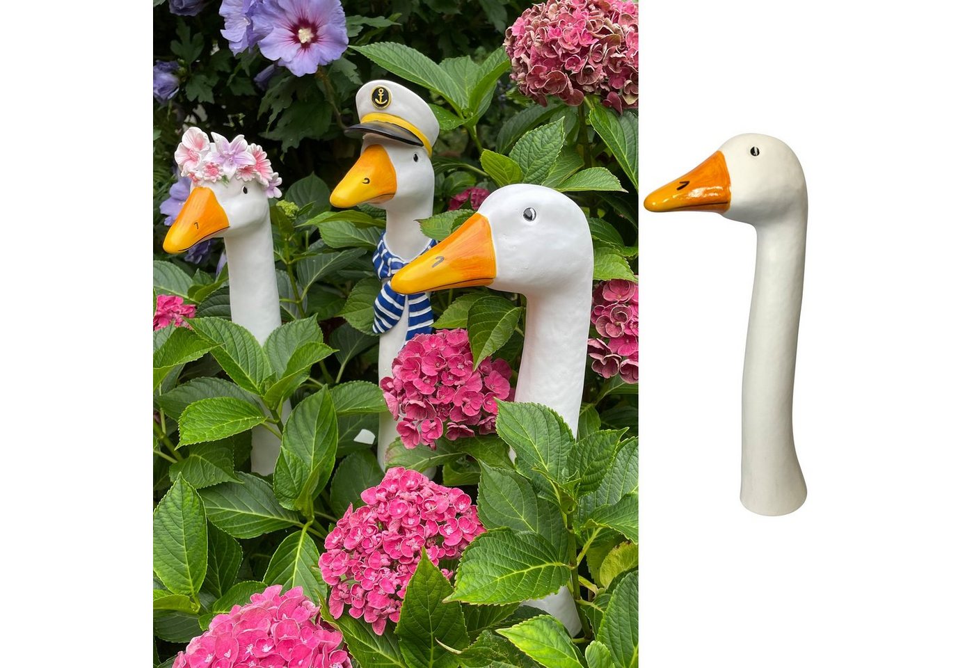 Online-Fuchs Gartenfigur Gänsehals Gartenstecker Gans - lustige Deko Gartenfiguren, Beetstecker, Gänsekopf für außen, 35 bis 38 cm groß Online-Fuchs Gartenfigur Gänsehals Gartenstecker Gans - lustige Deko Gartenfiguren, Beetstecker, Gänsekopf für außen, 35 bis 38 cm groß von Online-Fuchs