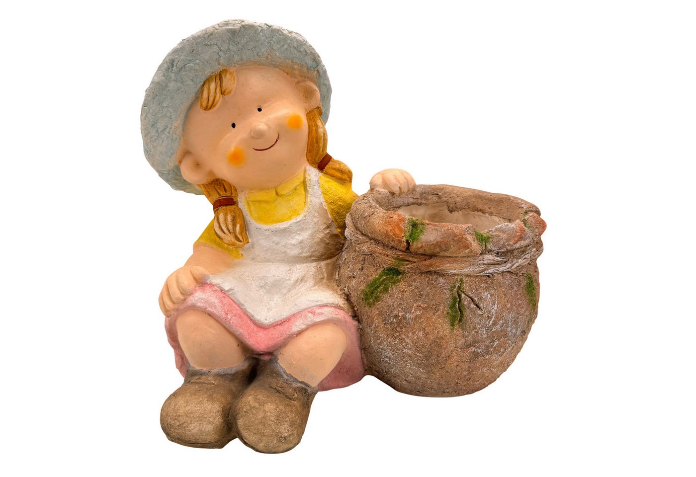 Online-Fuchs Gartenfigur süßes Mädchen mit Blumentopf für draußen geeignet - Deko, wetterfest Online-Fuchs Gartenfigur süßes Mädchen mit Blumentopf für draußen geeignet - Deko, wetterfest von Online-Fuchs