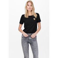 ONLY Kurzarmshirt "ONLKITA S/S LOGO TOP NOOS" von Only