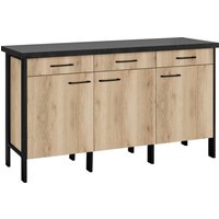 OPTIFIT Unterschrank "Tokio", 158 cm breit, mit Stahlgestell, mit Vollauszug, Sideboard mit Stauraum von Optifit