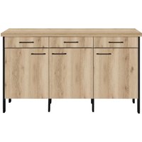 OPTIFIT Unterschrank "Tokio", 158 cm breit, mit Stahlgestell, mit Vollauszug, Sideboard mit Stauraum von Optifit