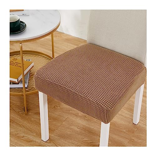 Stretch Stuhl Slipcover, waschbar Stuhl Protector, For Chair Slipcovers For Dining Room Chair Protector Chair Cover Thick Stretch Chair Cover (Color : 01, Size : 1 piece) ( Color : Camel , Size : 1 pi von OqcEha