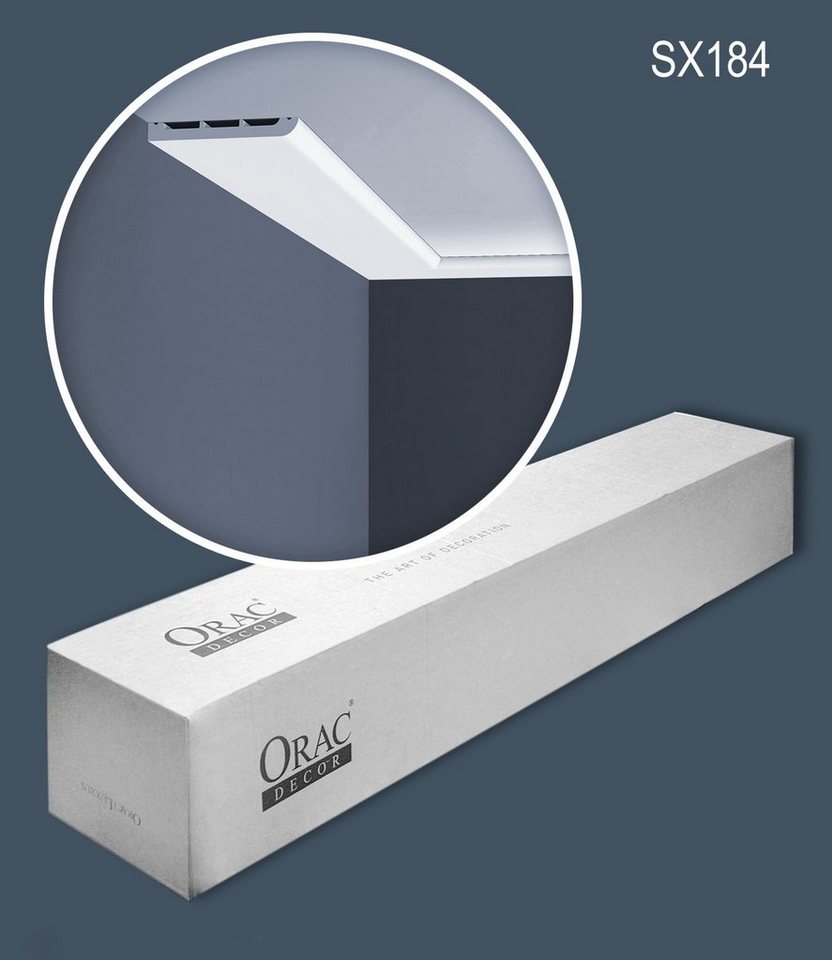 Orac Decor Sockelleiste SX184-box, L: 4000 cm, H: 11 cm, 1 Karton Leisten-SET, 20-St. von Orac Decor