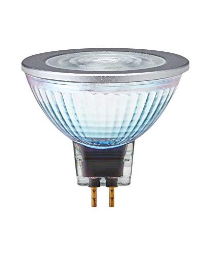 OSRAM Dimmbare MR16 LED Reflektorlampe mit GU5.3 Sockel, Warmweiss (2700K), Glas Spot, 8W, Ersatz für 50W-Reflektorlampe, LED SUPERSTAR MR16 12 V von Osram