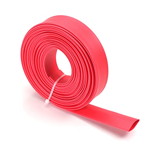 Othmro PE Schrumpfschlauch 13 mm Durchmesser 5 m Länge 2:1 Elektrische Isolierung Rohr Draht Kabel Schlauch Hülse Wrap Rot 1 Stück von Othmro