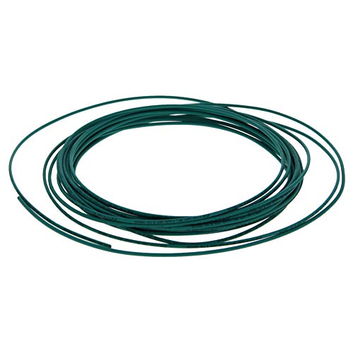 Othmro Polyethylen-Schrumpfschlauch, 0,8 mm Durchmesser, 5 m Länge, 2:1, elektrischer Isolationsschlauch, Draht-Schlauch, Kabelummantelung, grün, 1 Stück von Othmro
