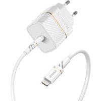 OtterBox 20 Watt Schnellladegerät mit Lightning auf USB-C Kabel (Weiß) von OtterBox