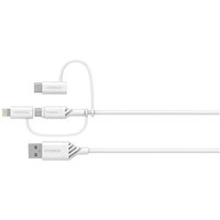 Otterbox Handy Kabel [1x USB-A - 1x Lightning, USB-C®, Micro USB] 1.00m USB-A, Lightning, USB-C®, von OtterBox