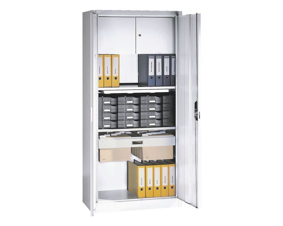 Otto Office Aktenschrank 4 OH, Stahlschrank, mit Schließfach, abschließbar, Tiefe 40 cm von Otto Office