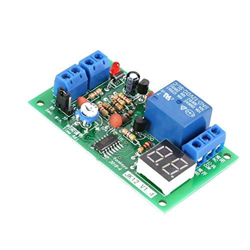 DC 12V einstellbare Trigger-Timer-Verzögerung Ausschaltmodul LED Countdown-Zeitverzögerung Ausschalten Relaisschaltermodul Verzögerung Einstellbares Ausschaltschaltermodul 1~99sec/1~99Min von Oumefar