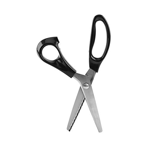 Pinking Shears Zick-Zack-Schere Triangle Edge Clipper Metallschere Trimmen Dekoration Handwerk Herstellung für das Schneiden von Stoffpapier(7mm) von Oumefar