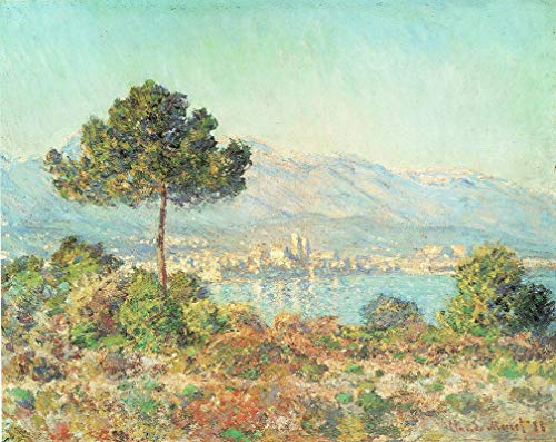 Monet Antibes seen from lateau Notre Dame p2617 A0 Canvas - Art Painting Deco von Our Posters