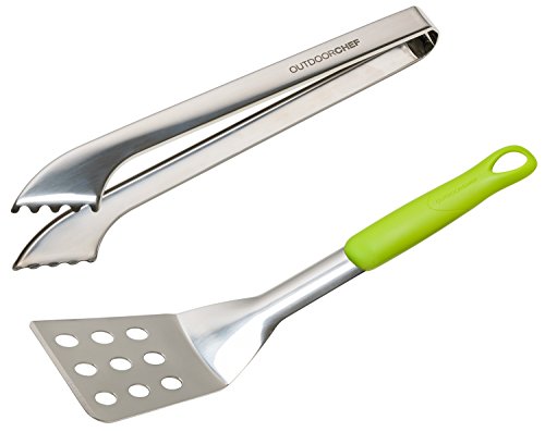 Outdoorchef Grillzubehör, Besteckset Starter, silber, 24,5x6,6x41 cm, 14.112.53 von OUTDOORCHEF