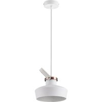 Deckenlampe Pendelleuchte Wohnzimmer und Arbeitszimmer Industrial Design E27 ohne Leuchtmittel, Weiß Kupfer - Paco Home von PACO HOME