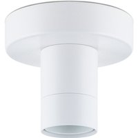 Deckenleuchte Stabile Lampenaufhängung E27 1-Flammig Einfache Montage Weiß, Rauchglas G125 - 125 Lumen / 5W - Paco Home von PACO HOME