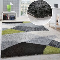 Paco Home Hochflor-Teppich "Mango 308", rechteckig, weicher Shaggy, modernes Design, ideal im Wohnzimmer & Schlafzimmer von PACO HOME