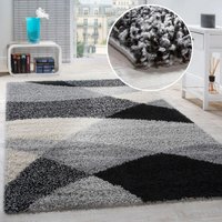 Paco Home Hochflor-Teppich "Mango 308", rechteckig, weicher Shaggy, modernes Design, ideal im Wohnzimmer & Schlafzimmer von PACO HOME