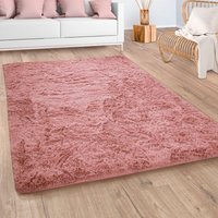 Paco Home Hochflor-Teppich "Silky 591", rechteckig, Uni-Farben, besonders weich und kuschelig von PACO HOME