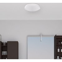 Lampe Deckenleuchte Wohnzimmer Wandleuchte Bad Weiß IP44 Wasserfest Weiß, 3000K Warmweiß 1300Lumen - Paco Home von PACO HOME