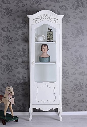 Vitrine Weiss Vitrinenschrank Landhausstil Regal Vintage Schrank 58 cm HMA26 Palazzo Exclusiv Vitrine Weiss Vitrinenschrank Landhausstil Regal Vintage Schrank 58 cm HMA26 Palazzo Exclusiv von PALAZZO INT