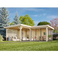 PALMAKO Pavillon »Lenna Set 414 Slide«, BxHxT: 588 x 245 x 588 cm, naturbelassen - braun PALMAKO Pavillon »Lenna Set 414 Slide«, BxHxT: 588 x 245 x 588 cm, naturbelassen - braun von PALMAKO